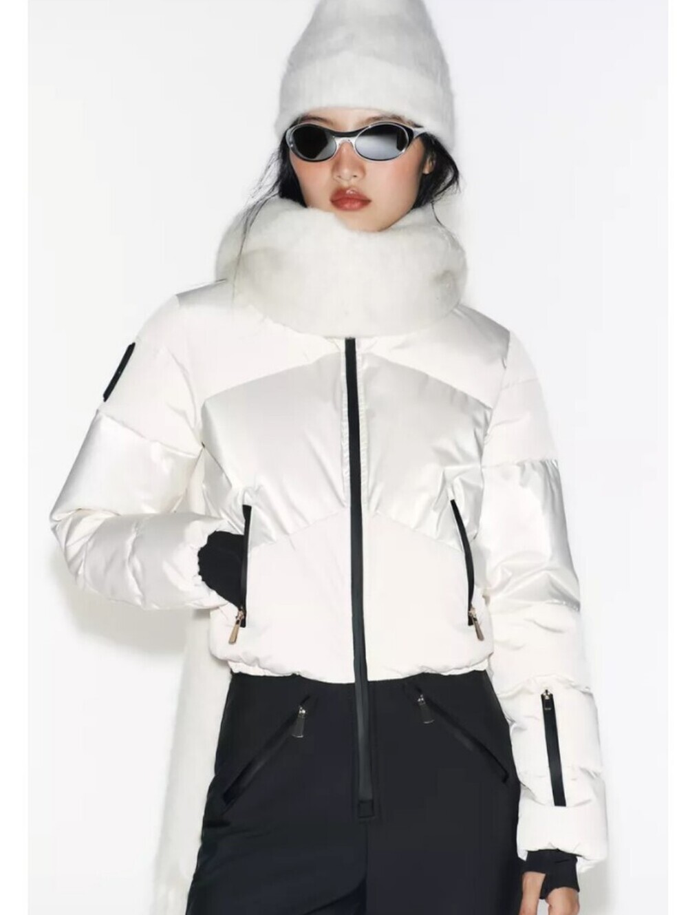 Zara Combined Puffer Water And Wind Resistant Ricco Ski Collection Overall - Picture 3 of 16